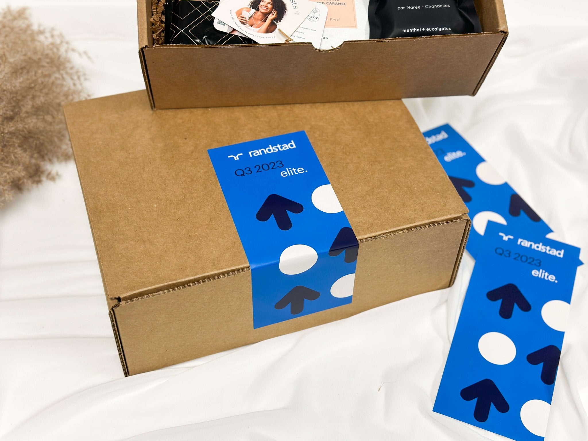 Customized corporate packaging by the batch