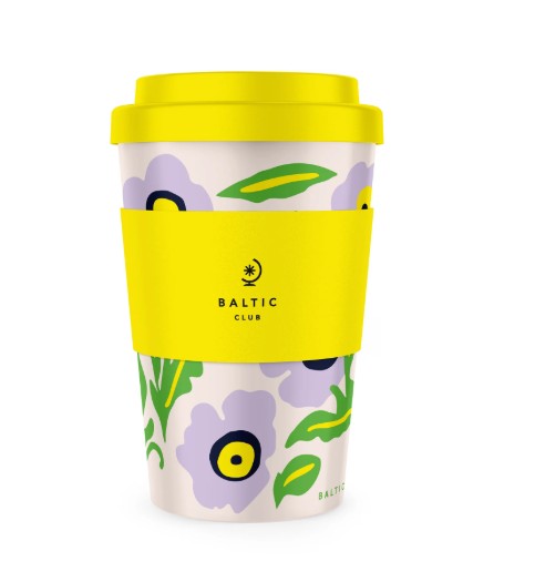 Reusable bamboo mug Baltic Club