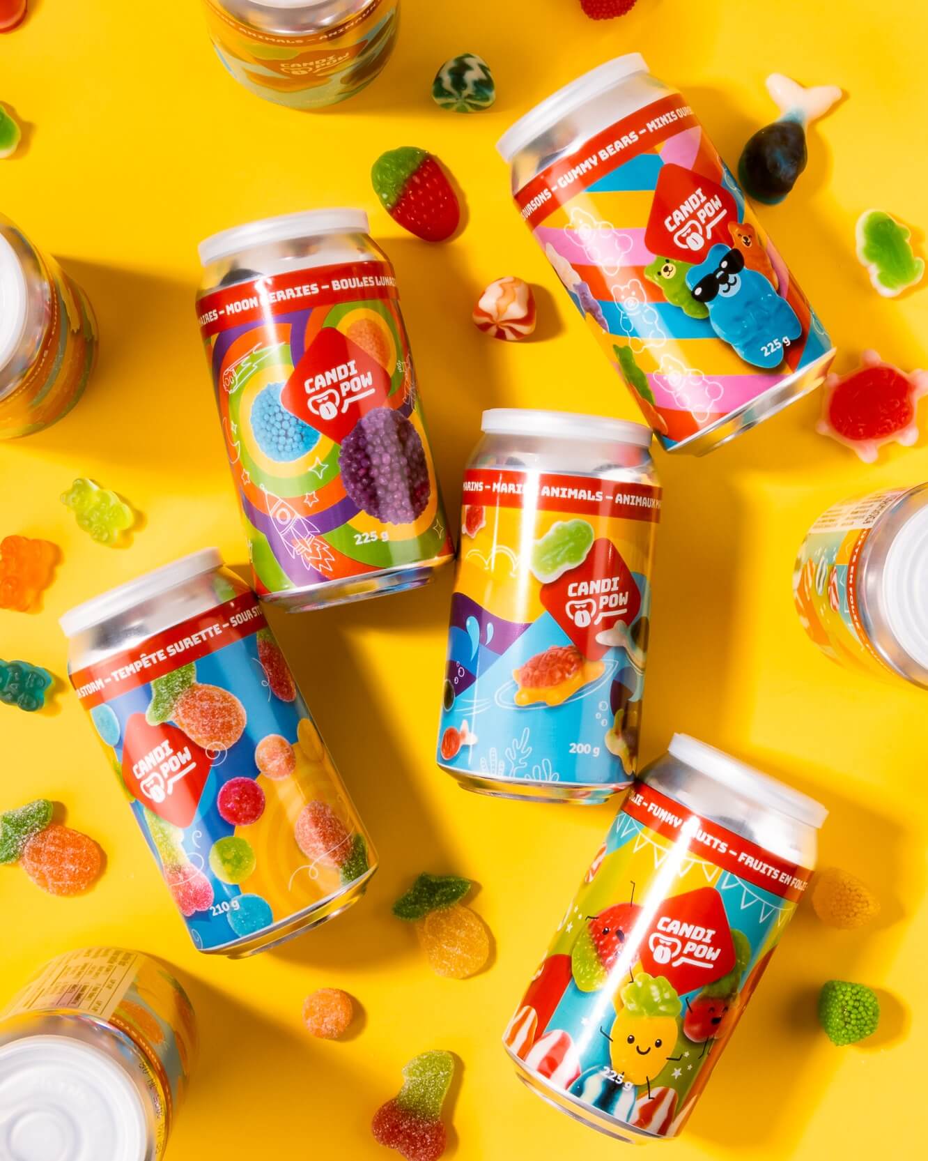 Candies in a can Candi Pow
