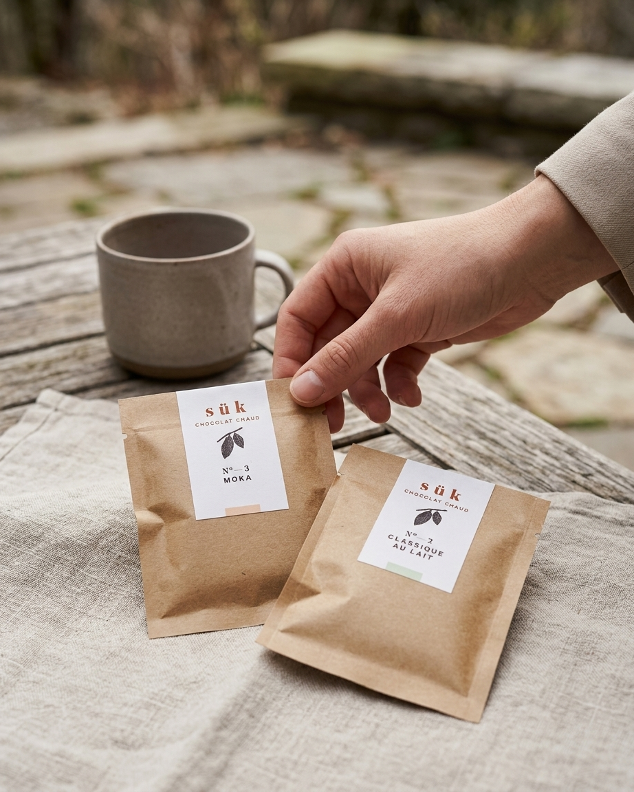 Hot chocolate bag by SUK