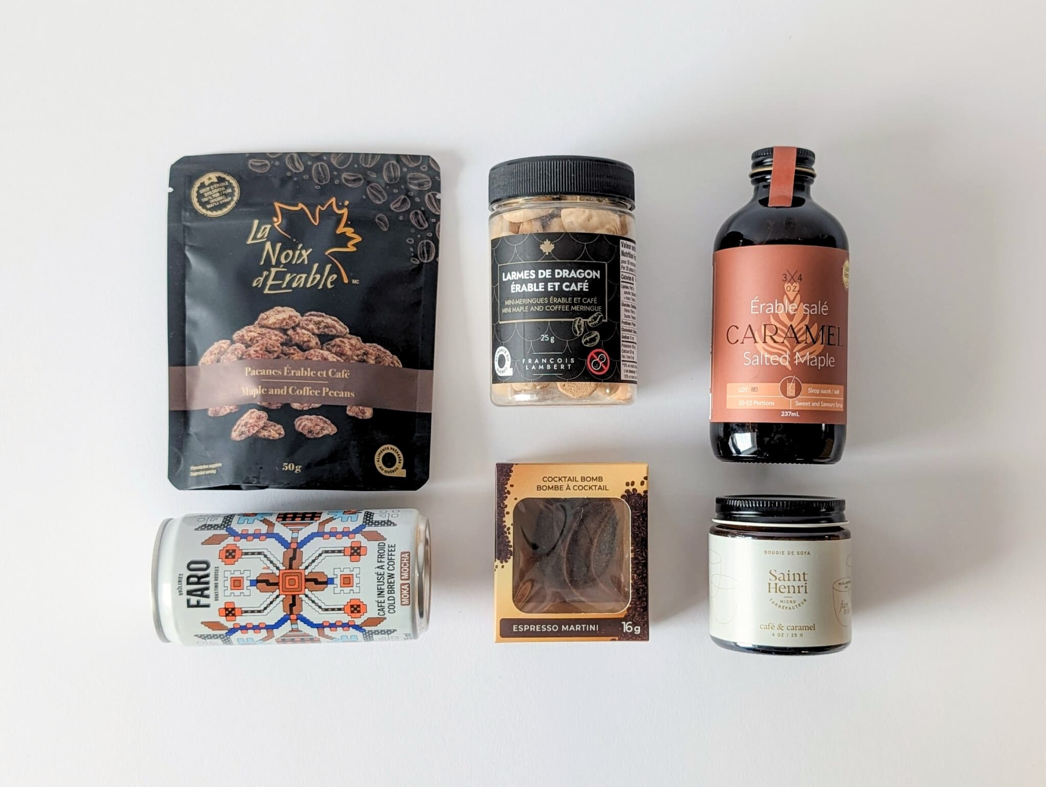 produits pour le café espresso faits au Canada