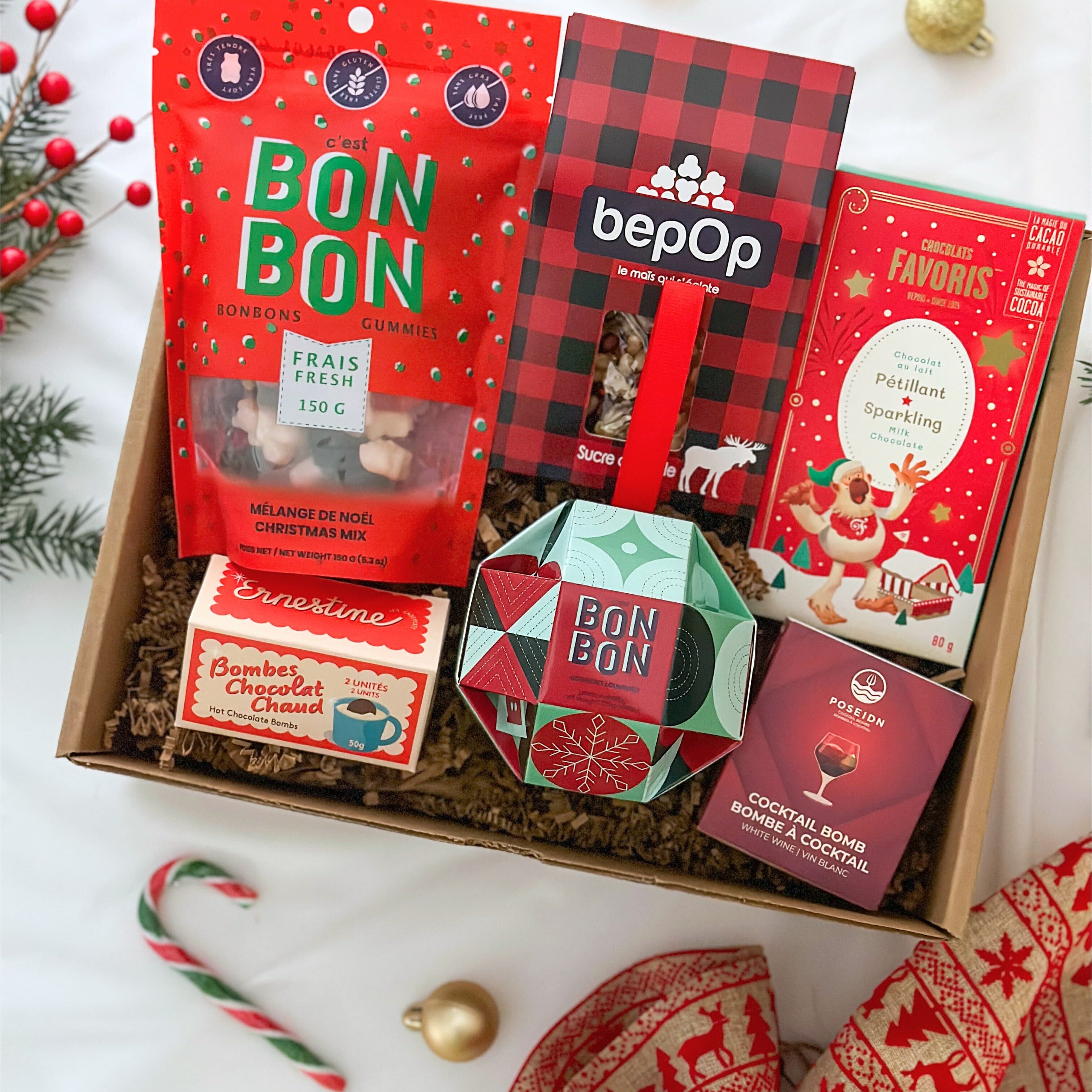 boite gourmande noel produits locaux