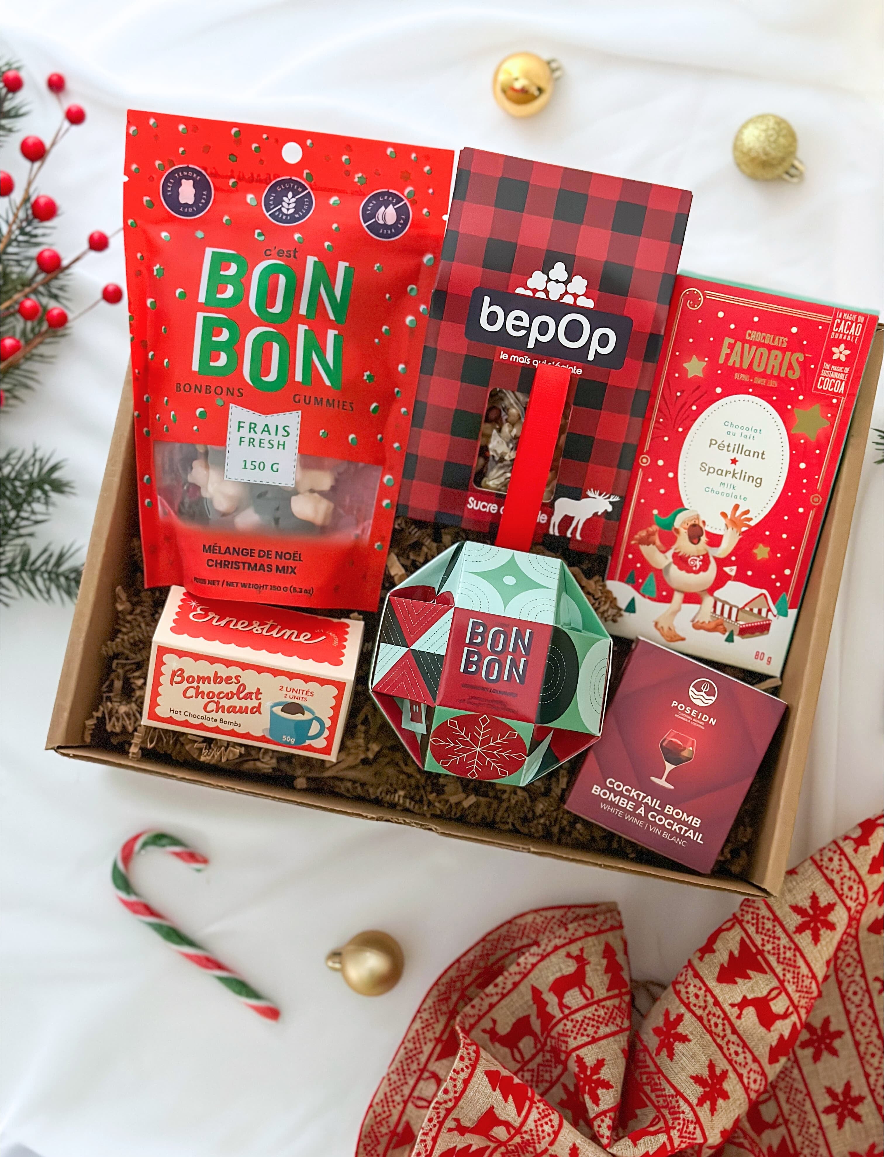 boite gourmande noel produits locaux