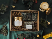 boite cadeau noel vert et or