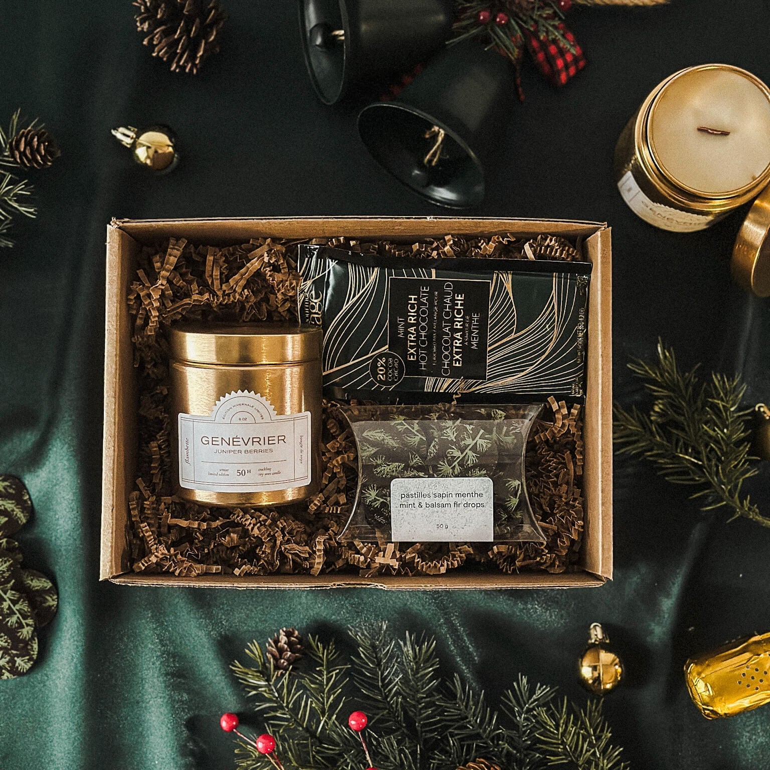 boite cadeau produits locaux noel