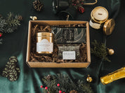 boite cadeau produits locaux sapin chocolat bougie