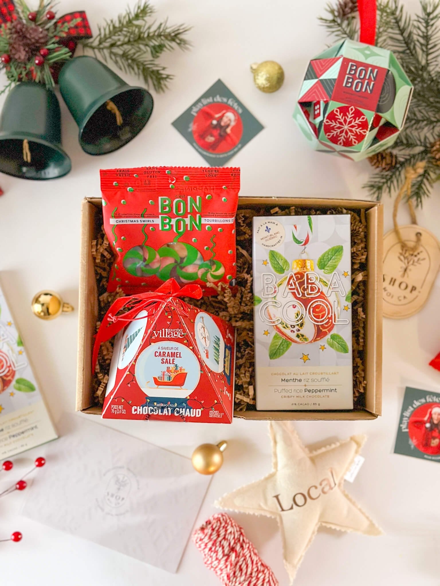 boite cadeau noel chocolat bonbons chocolat chaud