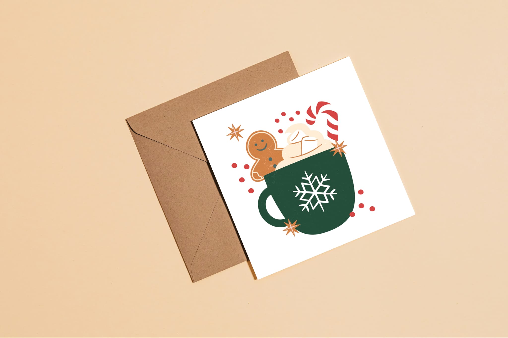Greeting card - Gingerbread
