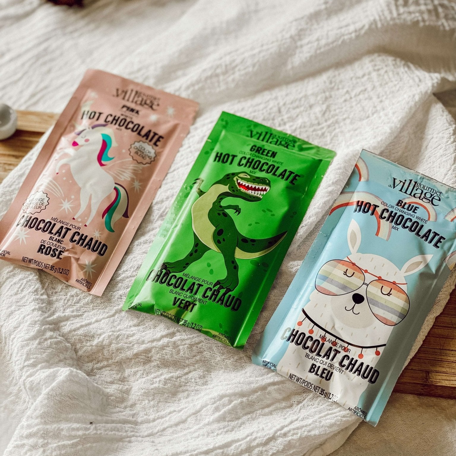chocolat chaud coloré pour enfants