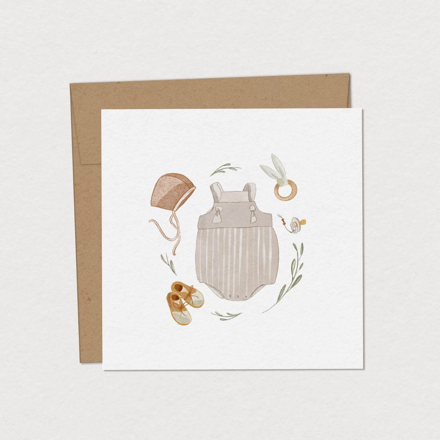 Greeting card - Baby romper