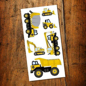 Tatouages temporaires 6 camions et tracteurs de Pico Tatouage