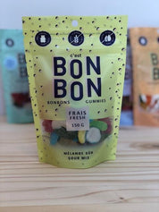 Sac de bonbons format 150 G jujubes mélange sûr de C'est BONBON - La boîte à bonbons